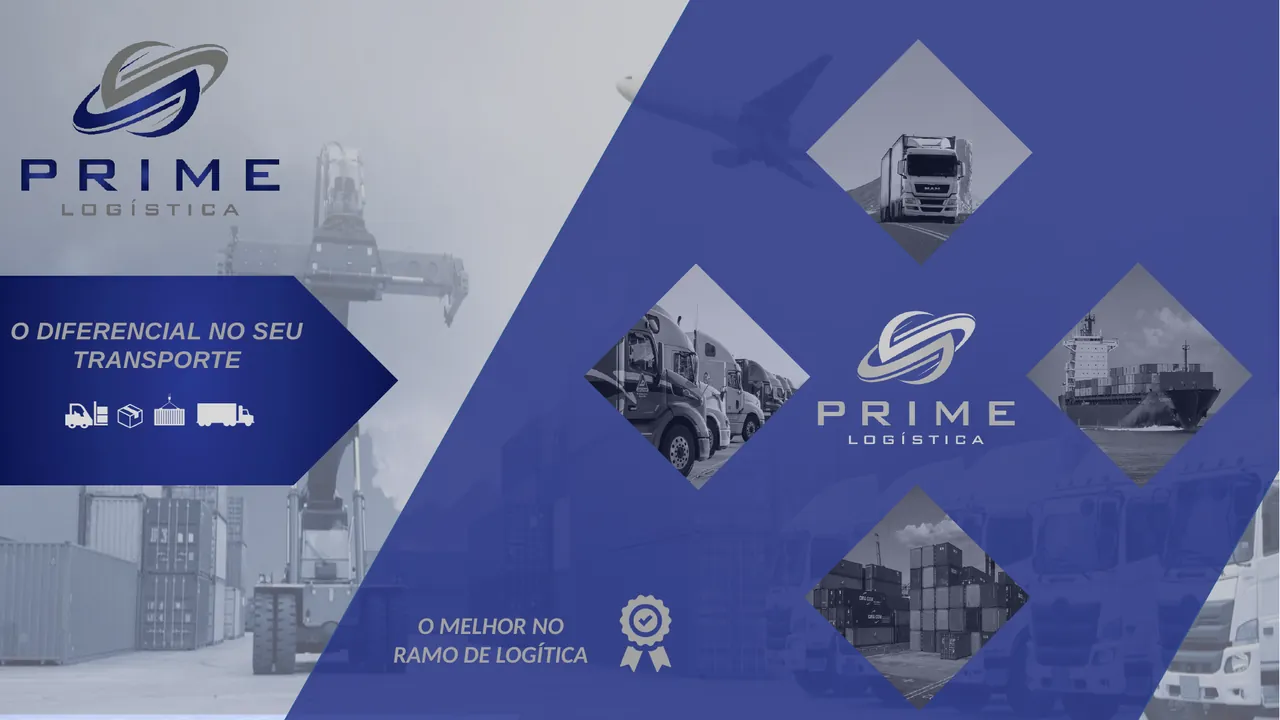 Apresentação internacional Prime Logística - Capa