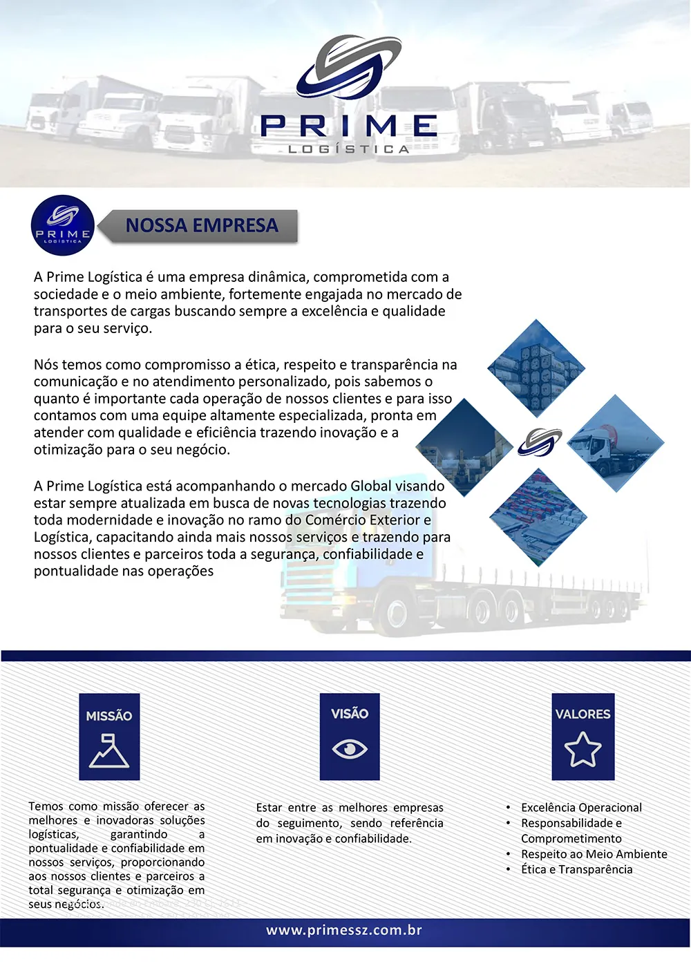 Apresentação Prime Logística - página 2